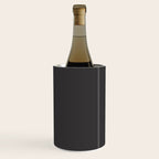 Solid Charcoal Gray Grey Wine Chiller Gallery Image 1