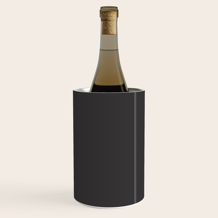 Solid Charcoal Gray Grey Wine Chiller Gallery Image 3