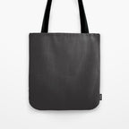 Solid Charcoal Gray Grey Tote Bag Gallery Image 1