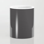 Solid Charcoal Gray Grey Coffee Mug Gallery Image 4