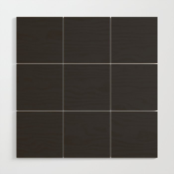 Solid Charcoal Gray Grey Wood Wall Art Gallery Image 1