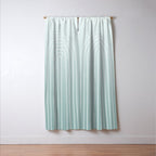Ombre Arch XVII Natural Teal Gradient Modern Geometric Lines Window Curtain Gallery Image 3