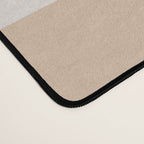 Mid Century Modern Geometric Pattern 455 Peach Blue and Beige Desk Mat Gallery Image 4