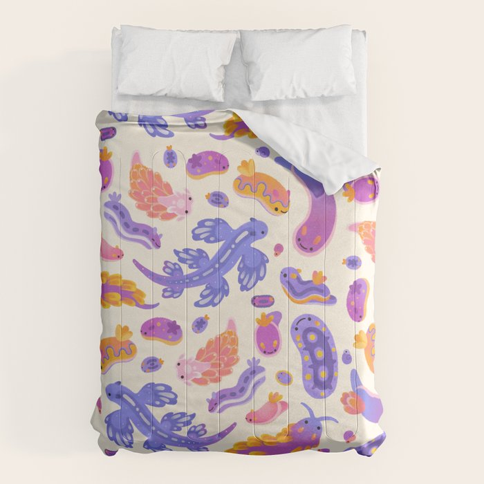 sea slug - pastel Comforter Gallery Image 6