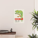 London Zoo Vintage Poster with Chameleon, 1935 Poster Gallery Image 2