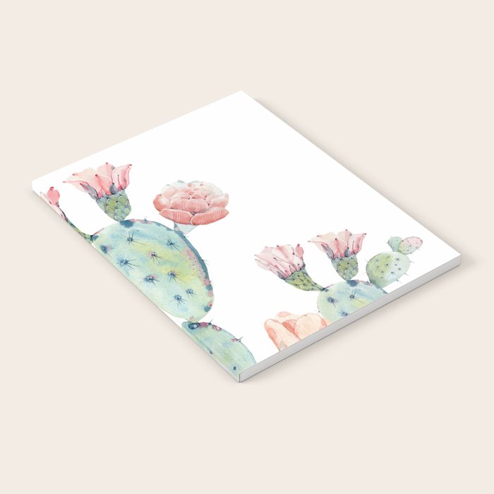 Cactus 2  White #society6 #buyart Notebook Gallery Image 2