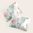 Cactus 2  White #society6 #buyart Pillow Sham Gallery Image 3