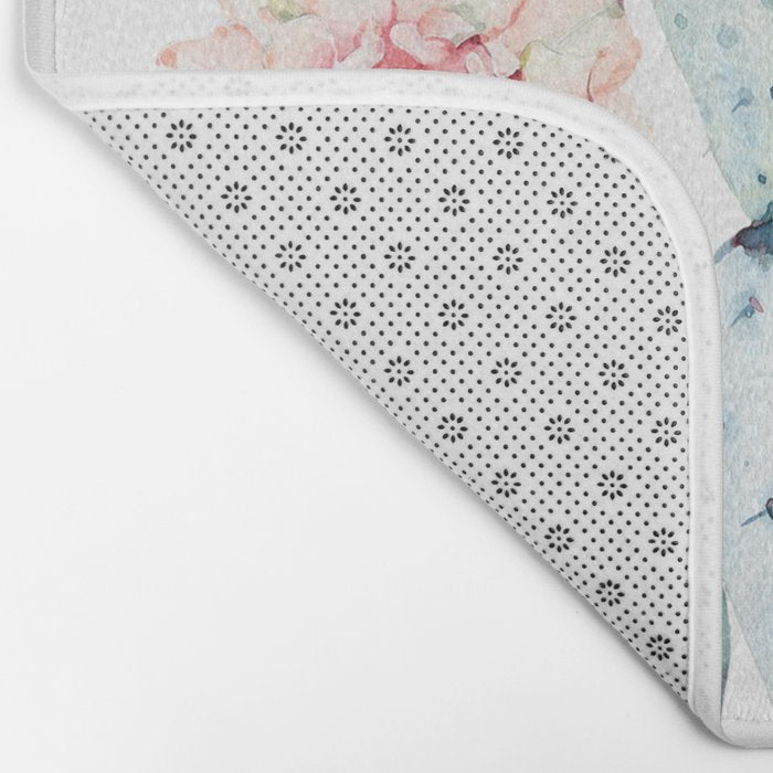Cactus 2  White #society6 #buyart Bath Mat Gallery Image 2