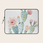 Cactus 2  White #society6 #buyart Laptop Sleeve Gallery Image 1