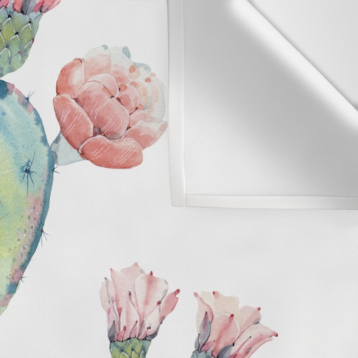 Cactus 2  White #society6 #buyart Wall Tapestry Gallery Image 3
