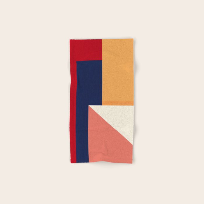 Minimal Geometric Abstraction 95 Bath Towel Gallery Image 1