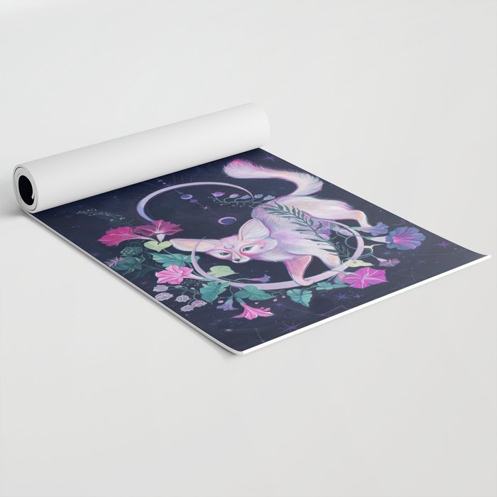 Cosmic Fox Yoga Mat Gallery Image 2