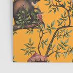 Vintage Chinoiserie Monkey Garden Party Poster Gallery Image 3