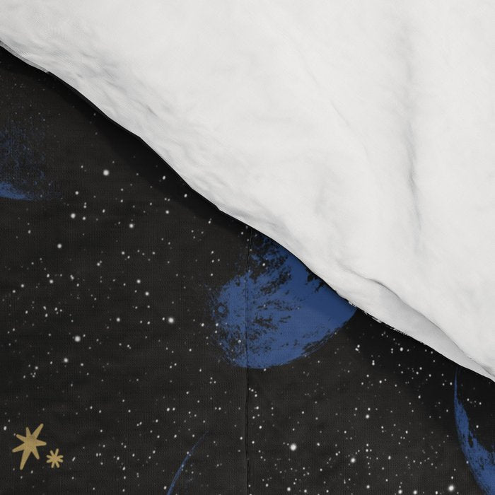 Celestial Pigs of the Night Sky A Comforter Gallery Image 4