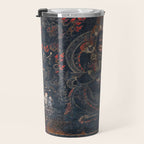 Mahakala Protector Tibetan Buddhist Thangka Travel Mug Gallery Image 3