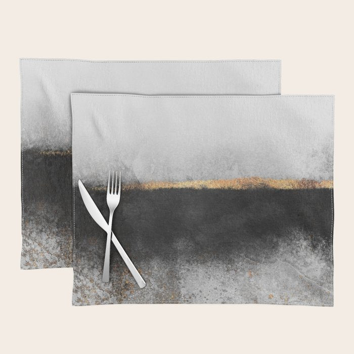 Soot And Gold Placemat Gallery Image 1