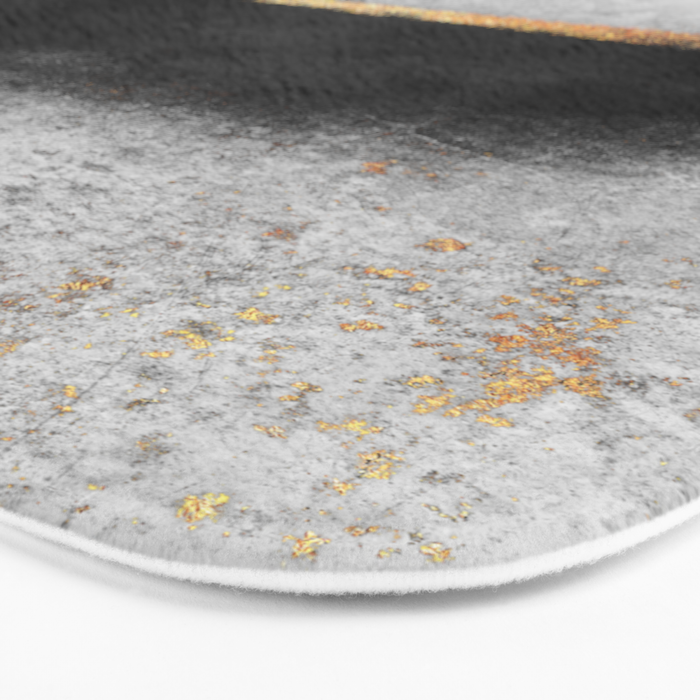 Soot And Gold Bath Mat Gallery Image 3
