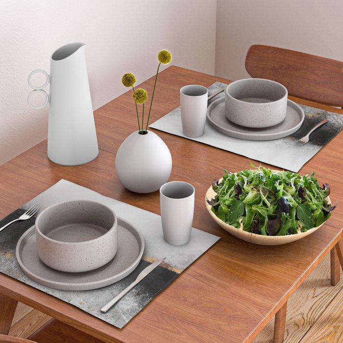 Soot And Gold Placemat Gallery Image 2