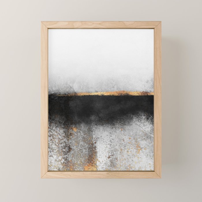 Soot And Gold Mini Art Print Gallery Image 1