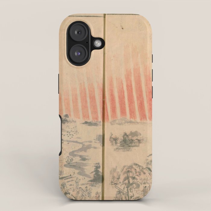 Aurora Borealis, Japan, 1770 iPhone Case Gallery Image 1