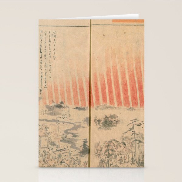 Aurora Borealis, Japan, 1770 Stationery Card Gallery Image 2