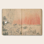 Aurora Borealis, Japan, 1770 Cutting Board Gallery Image 1