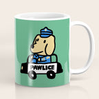 Here comes the dog pawlice Coffee Mug Gallery Image 1
