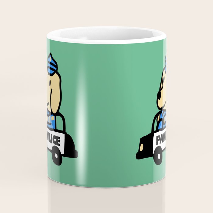 Here comes the dog pawlice Coffee Mug Gallery Image 4