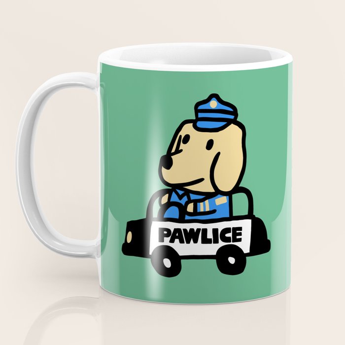 Here comes the dog pawlice Coffee Mug Gallery Image 3
