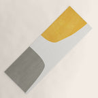 Blue & Yellow Gray Original Simple Artwork Yoga Mat Gallery Image 1