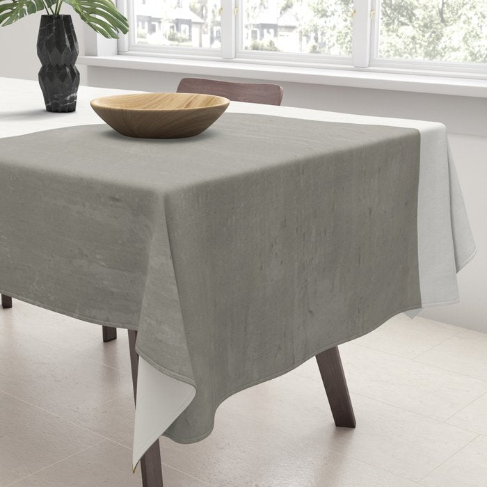 Blue & Yellow Gray Original Simple Artwork Tablecloth Gallery Image 3