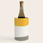Blue & Yellow Gray Original Simple Artwork Wine Chiller Gallery Image 2