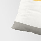 Blue & Yellow Gray Original Simple Artwork Pillow Sham Gallery Image 4