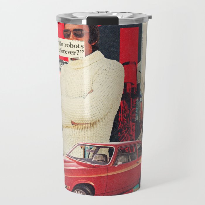 Do Robots live Forever Travel Mug Gallery Image 1