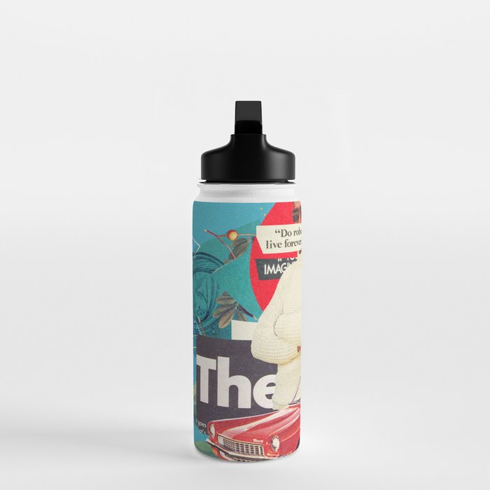 Do Robots live Forever Water Bottle Gallery Image 3
