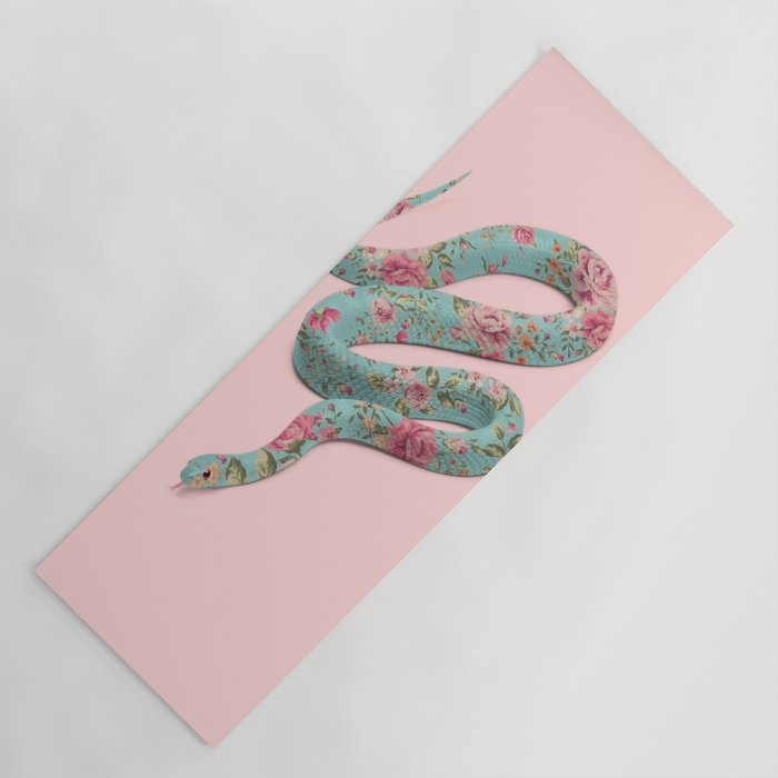 FLORAL SNAKE Yoga Mat Gallery Image 1