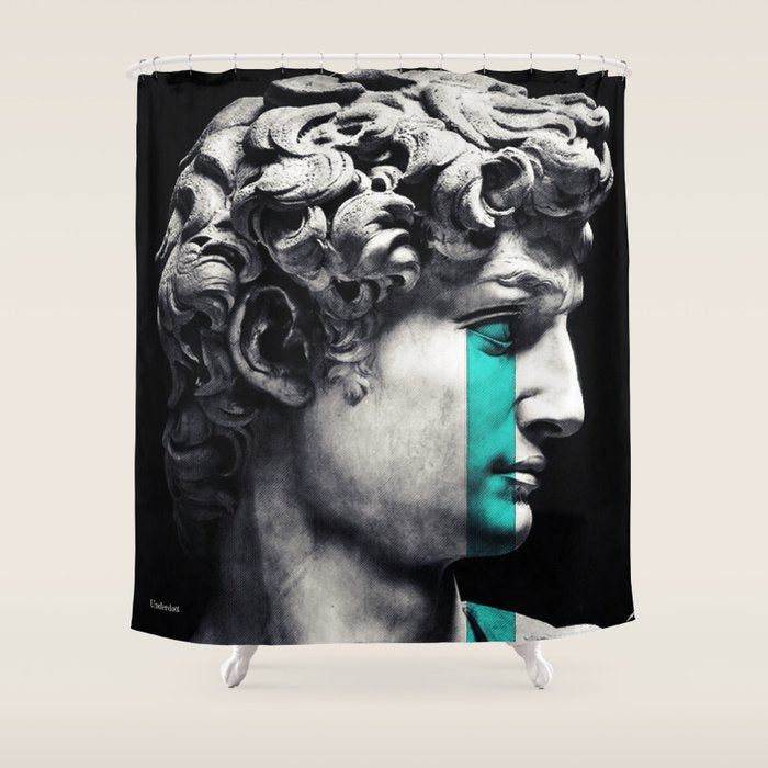 Crying David Shower Curtain Gallery Image 1
