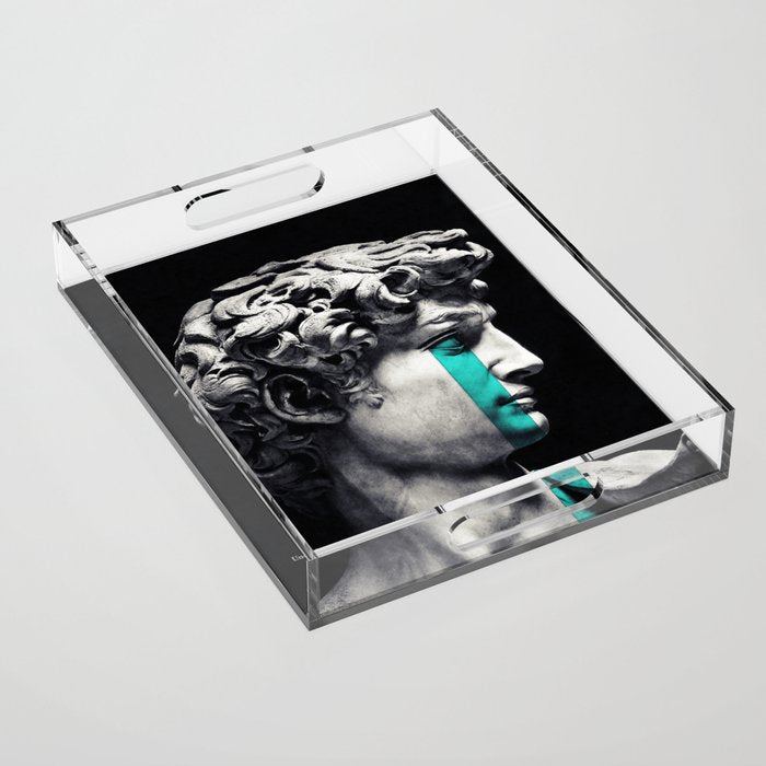 Crying David Acrylic Tray Gallery Image 1
