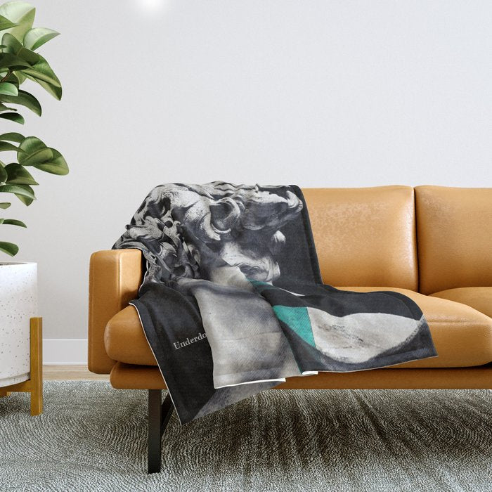 Crying David Throw Blanket Gallery Image 1