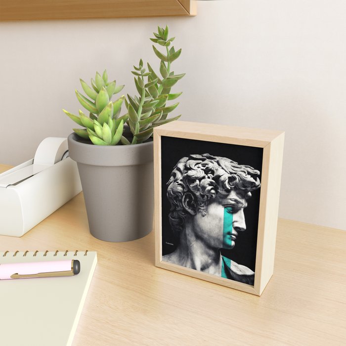 Crying David Mini Art Print Gallery Image 2