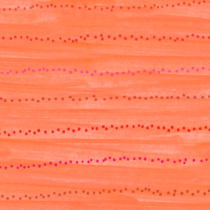 Minimal Doodle Dots in Chili Red Coffee Mug Gallery Image 2