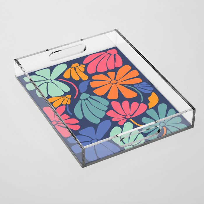 Superbloom - midnight  Acrylic Tray Gallery Image 1