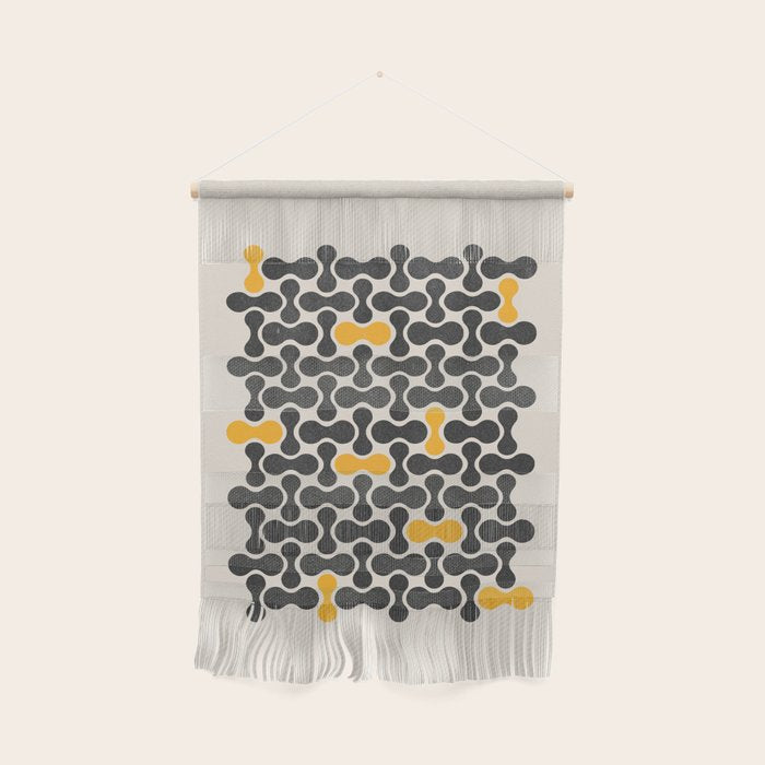 Abstract Mid-Century Pattern Wall Hanging Gallery Image 1