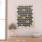 Abstract Mid-Century Pattern Wall Tapestry Gallery Image 2