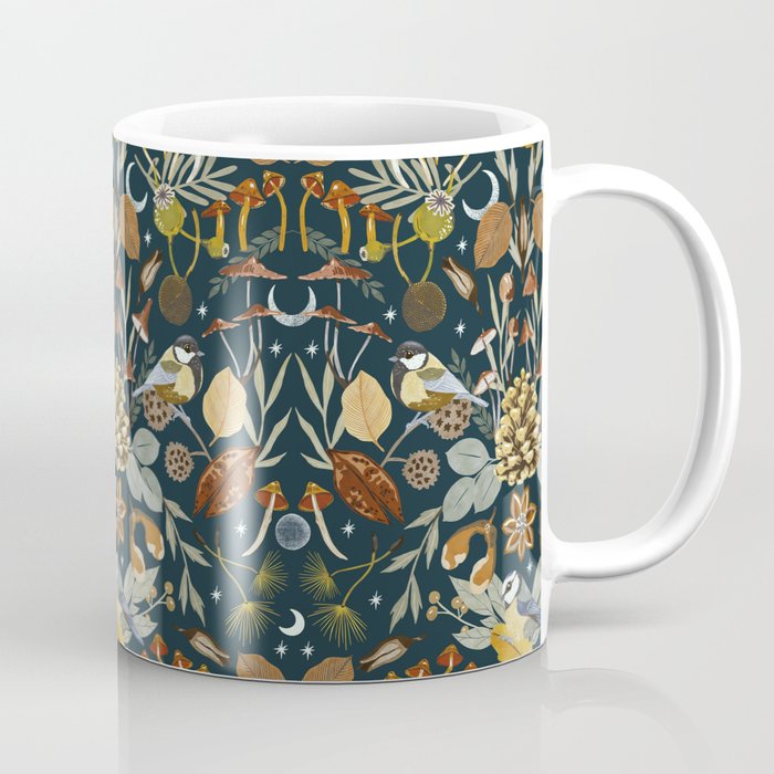 Birds in Autumn Night DP Coffee Mug Gallery Image 1