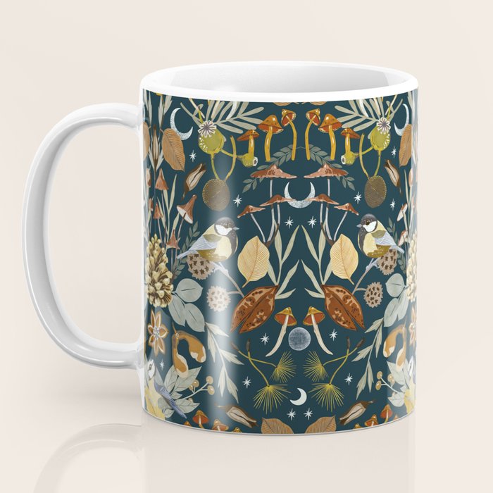 Birds in Autumn Night DP Coffee Mug Gallery Image 3