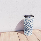 Explosion of Blue Confetti Travel Mug Gallery Image 4