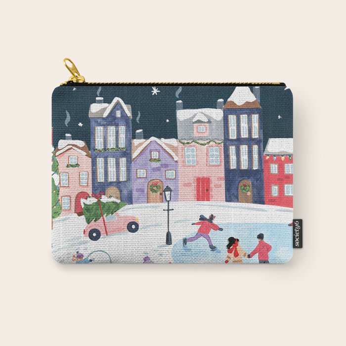Christmas Village Carry All Pouch Gallery Image 1
