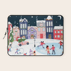 Christmas Village Laptop Sleeve Gallery Image 1