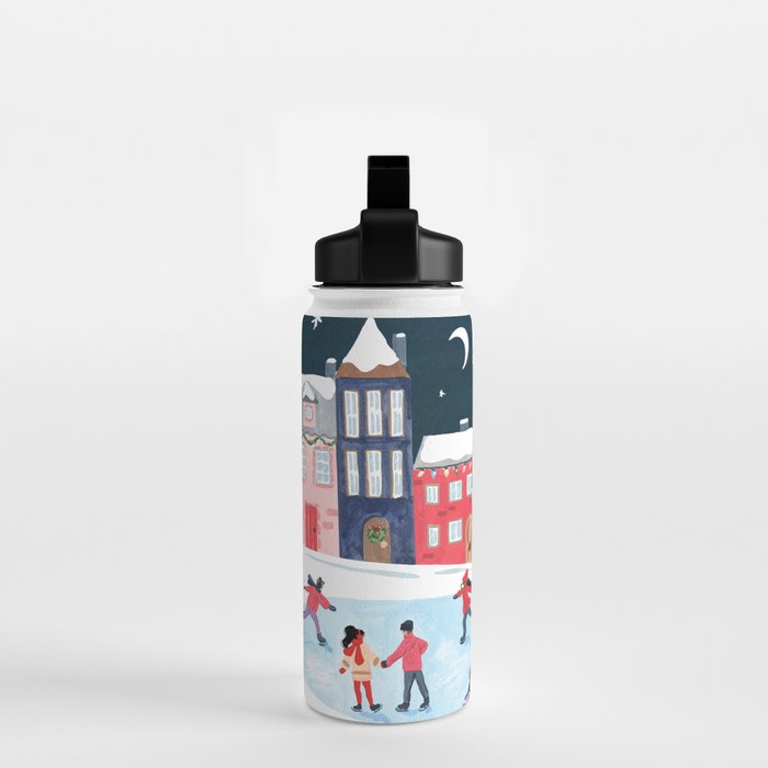 Christmas Village Water Bottle Gallery Image 2